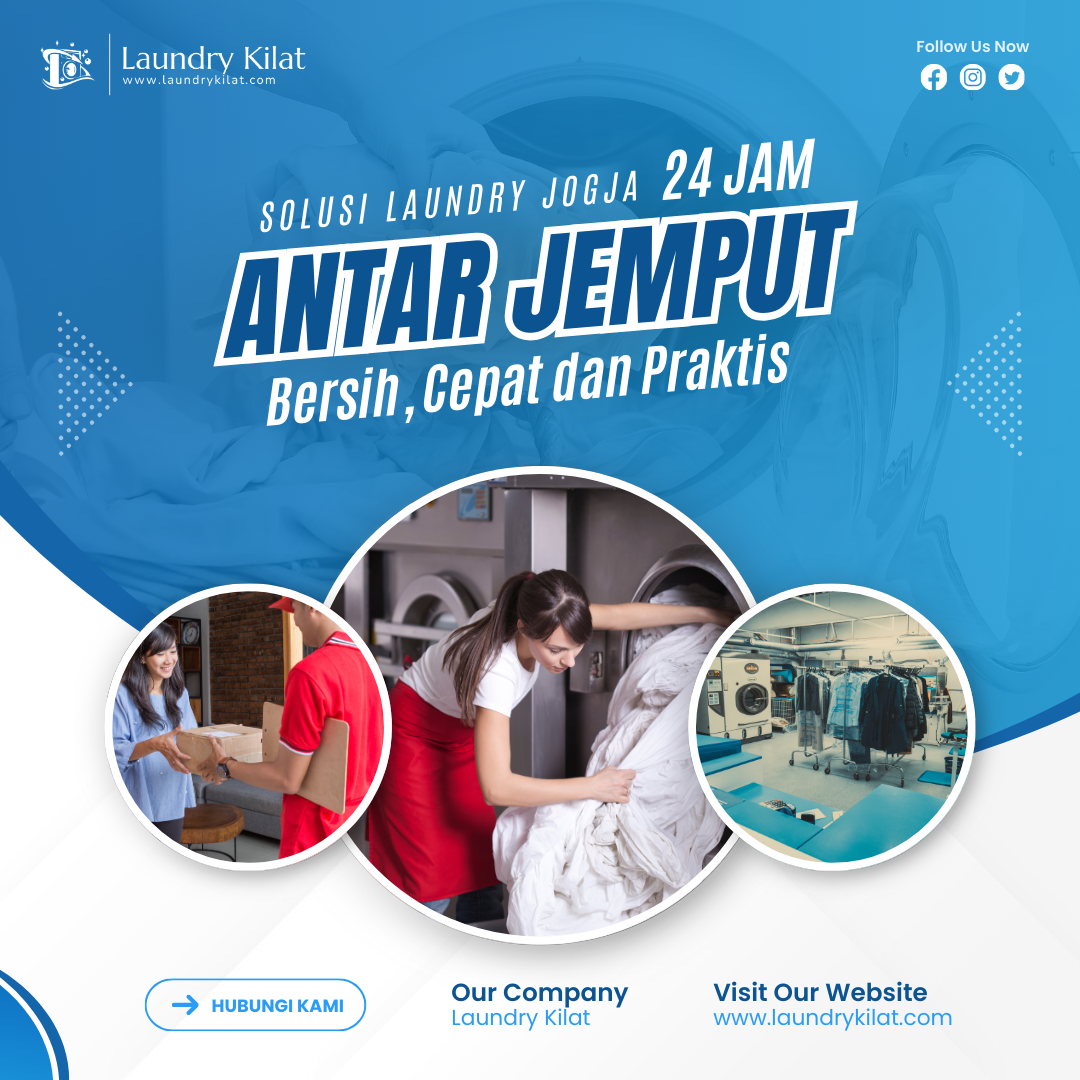 Layanan Laundry 24 Jam, Siap Antar Jemput Kapan Saja!